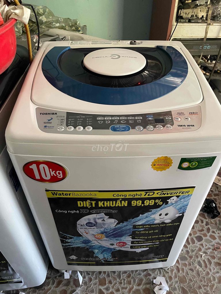 Máy giặt Toshiba 10kg. Mua bán Máy giặt tại Quận Cẩm Lệ Đà Nẵng được đăng bởi Nghĩa hình 1