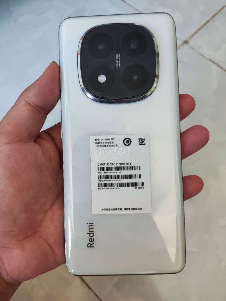 @@ Xiaomi Redmi Note 14 Pro+ 5G 12gb 256gb up Qte. Mua bán Điện thoại tại Quận Bình Tân Tp Hồ Chí Minh được đăng bởi A Hiếu hình 1