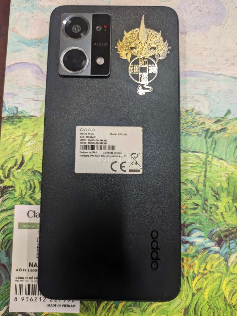 Oppo Reno 7 5G 128GB Đen Đã sử dụng. Mua bán Điện thoại tại Quận 11 Tp Hồ Chí Minh được đăng bởi HCM hình 1