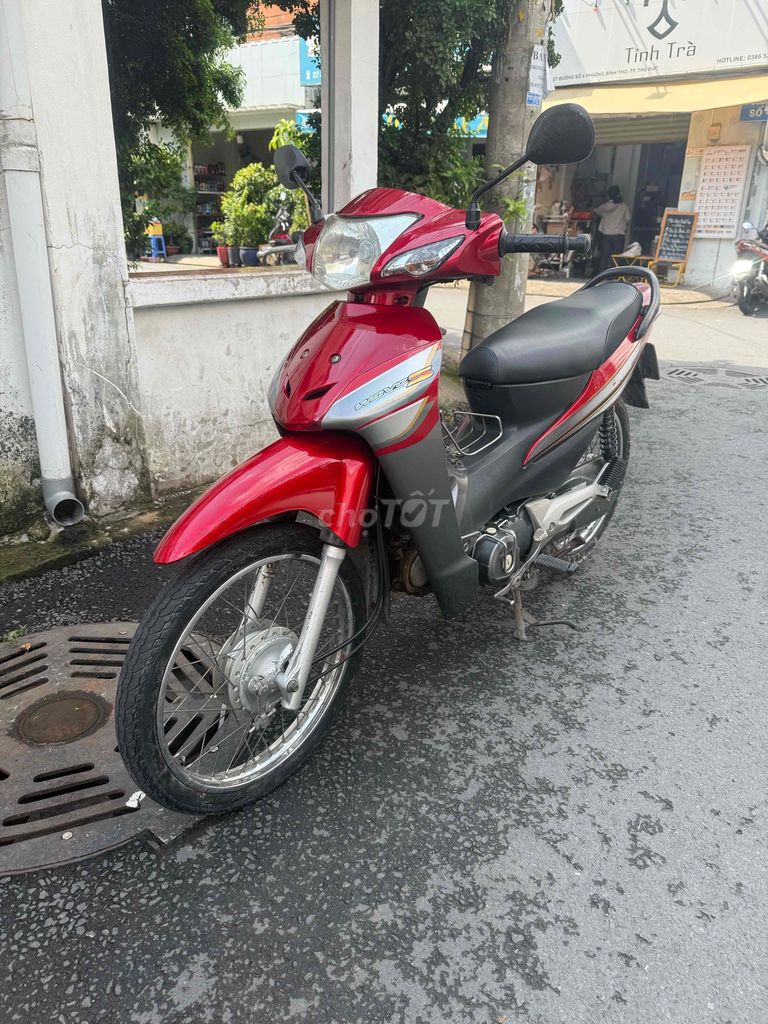 Honda Wave красный, полуавтомат