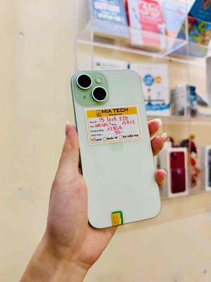Apple iPhone 15 Lock 128GB Xanh 99%