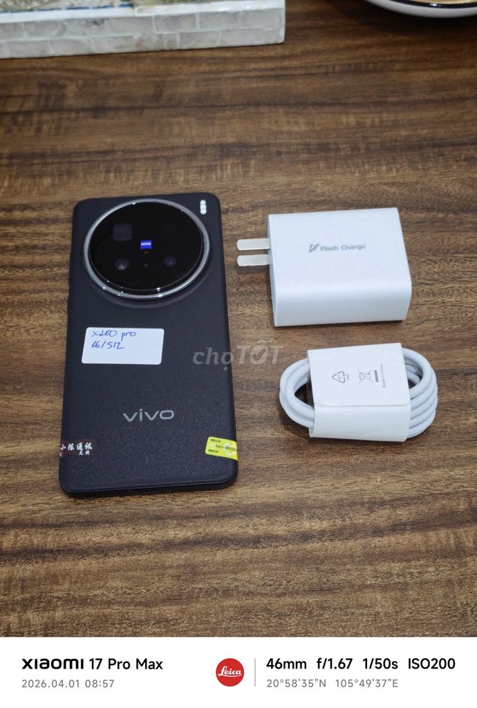 Vivo X200 Pro Đen 16/512 sạc 80w có ship COD. Mua bán Điện thoại tại Quận Hoàng Mai Hà Nội được đăng bởi Trần Ngọc Hiếu hình 1