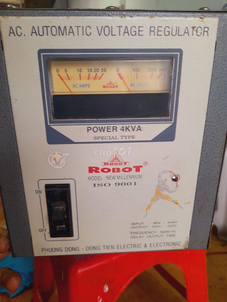 ổn áp robot 4kva dây đồng zin  hoạt động tôt. Mua bán Đồ chuyên dụng, Giống nuôi trồng tại Thành phố Thủ Đức Tp Hồ Chí Minh được đăng bởi Nhường Phạm  hình 5
