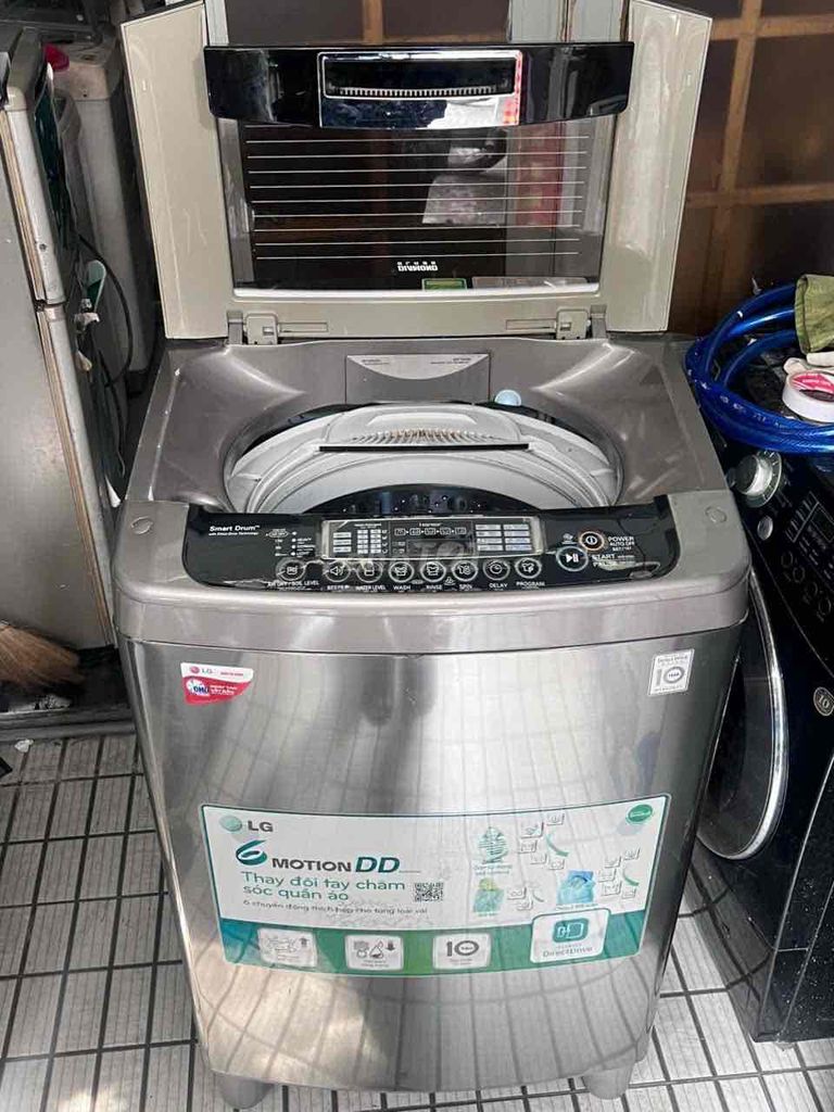 Máy giặt LG cửa trên 12kg Xám tiết kiệm điện. Mua bán Máy giặt tại Quận 7 Tp Hồ Chí Minh được đăng bởi Kho Điện Lạnh Sài Gòn  hình 1