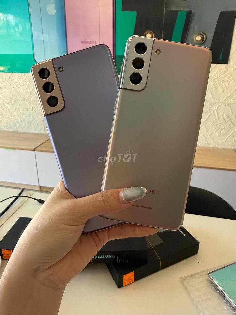 Samsung S21 Plus 128GB -256G bạc va tím bản Việt. Mua bán Điện thoại tại Quận Thanh Xuân Hà Nội được đăng bởi Nguyễn hồng ngọc  hình 1