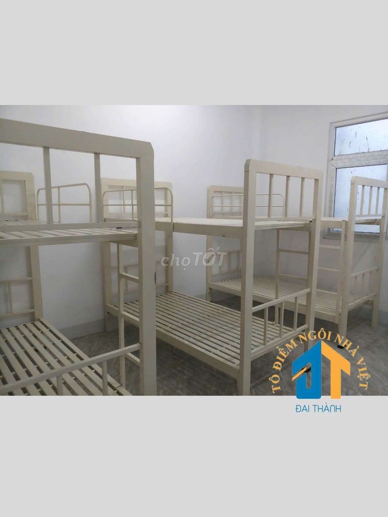 Giường sắt 2 tầng 1MX2M hộp 30CM X 60CM giá rẻ HCM. Mua bán Giường, chăn ga gối nệm tại Quận Tân Phú Tp Hồ Chí Minh được đăng bởi NỘI THẤT ĐẠI THÀNH hình 1