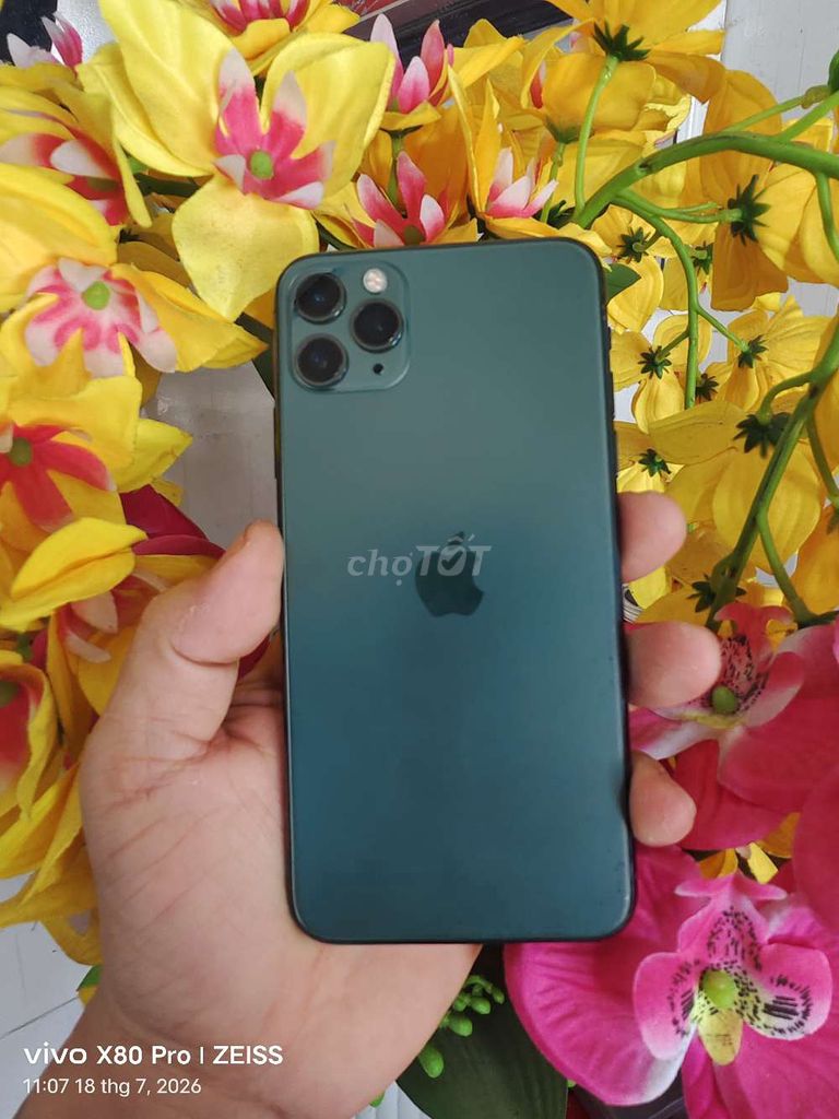iPhone 11 Pro Max 64GB Xanh rêu Like New. Mua bán Điện thoại tại Thành phố Biên Hòa Đồng Nai được đăng bởi  Phát tùng Android hình 1