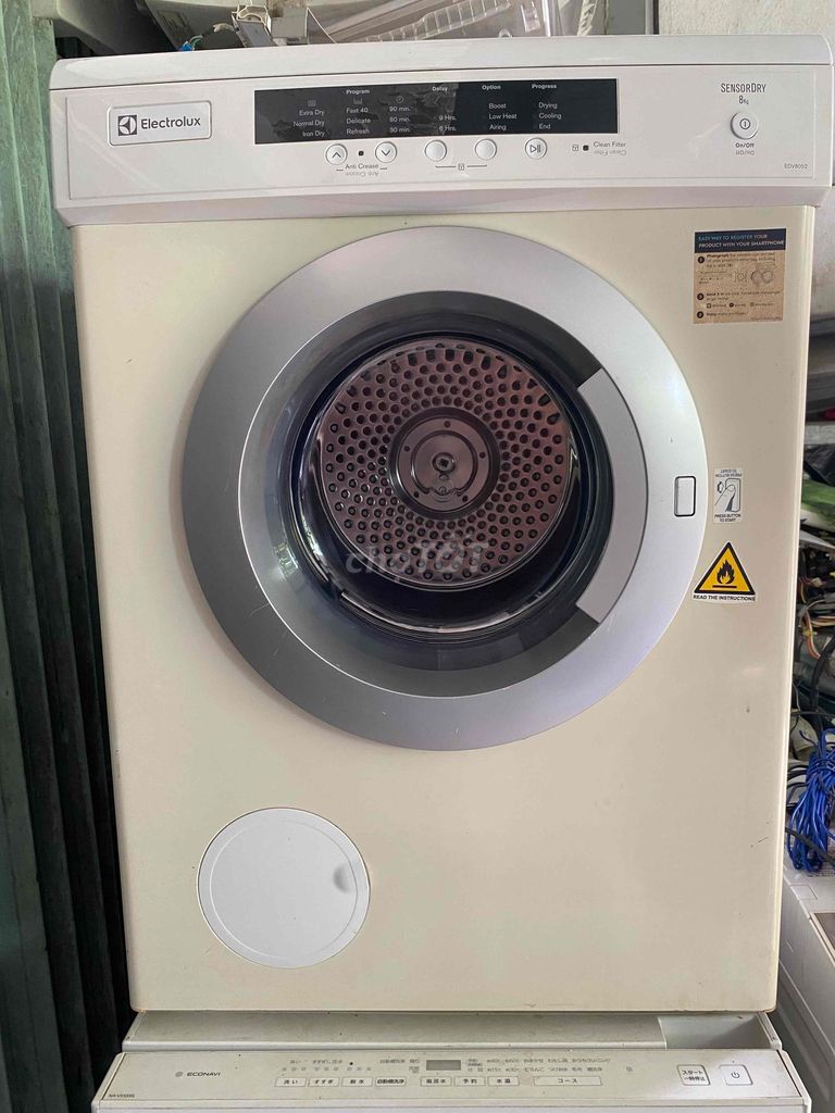 Máy sấy Electrolux EDV8052 8kg Trắng Thái Lan. Mua bán Máy giặt tại Huyện Bình Chánh Tp Hồ Chí Minh được đăng bởi Chinh hình 1