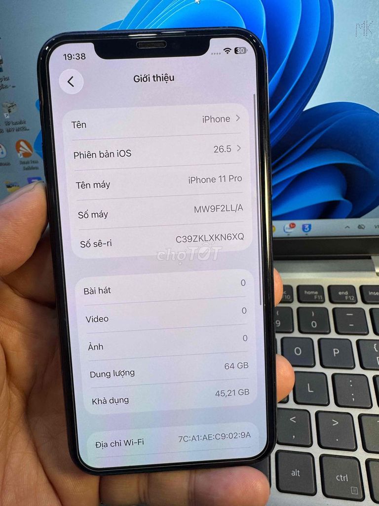 Apple iPhone 11 Pro 64GB Xám. Mua bán Điện thoại tại Quận 6 Tp Hồ Chí Minh được đăng bởi QUỐC THIÊN BÁN GÓP 0 ĐỒNG  hình 1