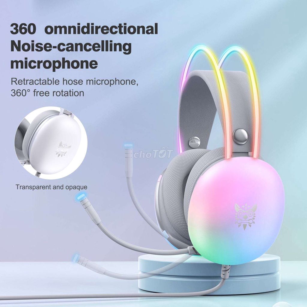 Tai nghe gaming Onikuma X25 Trắng. Mua bán Tivi, Âm thanh tại Quận 12 Tp Hồ Chí Minh được đăng bởi River Shen hình 1