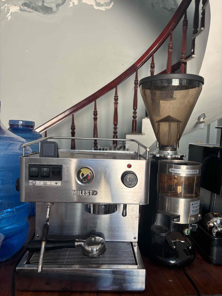 Máy pha cà phê Milesto EM19 + HC600. Mua bán Bếp, lò, đồ điện nhà bếp tại Thành phố Qui Nhơn Bình Định được đăng bởi Quý Phan hình 1
