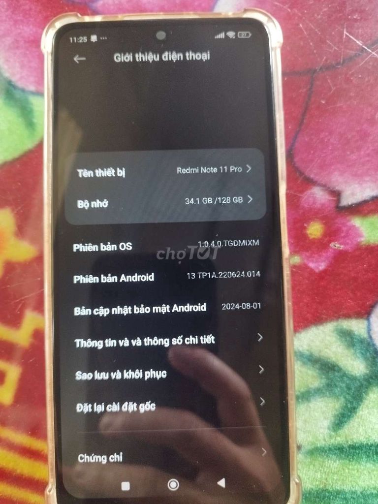 Xiaomi Redmi Note 11 Pro 5G 128GB Trắng. Mua bán Điện thoại tại Thị xã Điện Bàn Quảng Nam được đăng bởi IT hình 1