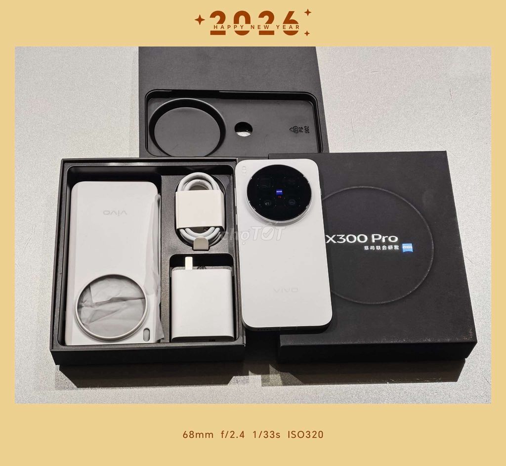 Vivo X300 Pro 256GB Trắng 99.9%. Mua bán Điện thoại tại Thành phố Thuận An Bình Dương được đăng bởi Gia Huy hình 1