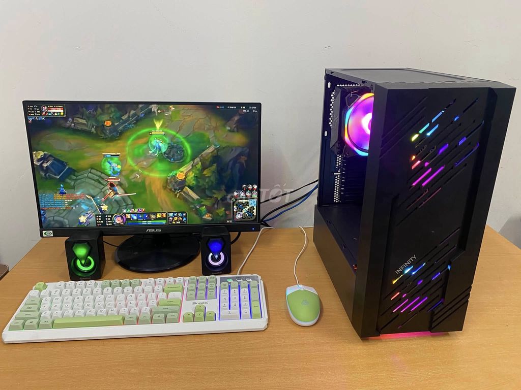 Bộ Pc chơi game liên minh, nghe nhạc xem phim. Mua bán Máy tính để bàn tại Thành phố Vũng Tàu Bà Rịa - Vũng Tàu được đăng bởi Nguyễn Hiếu hình 1