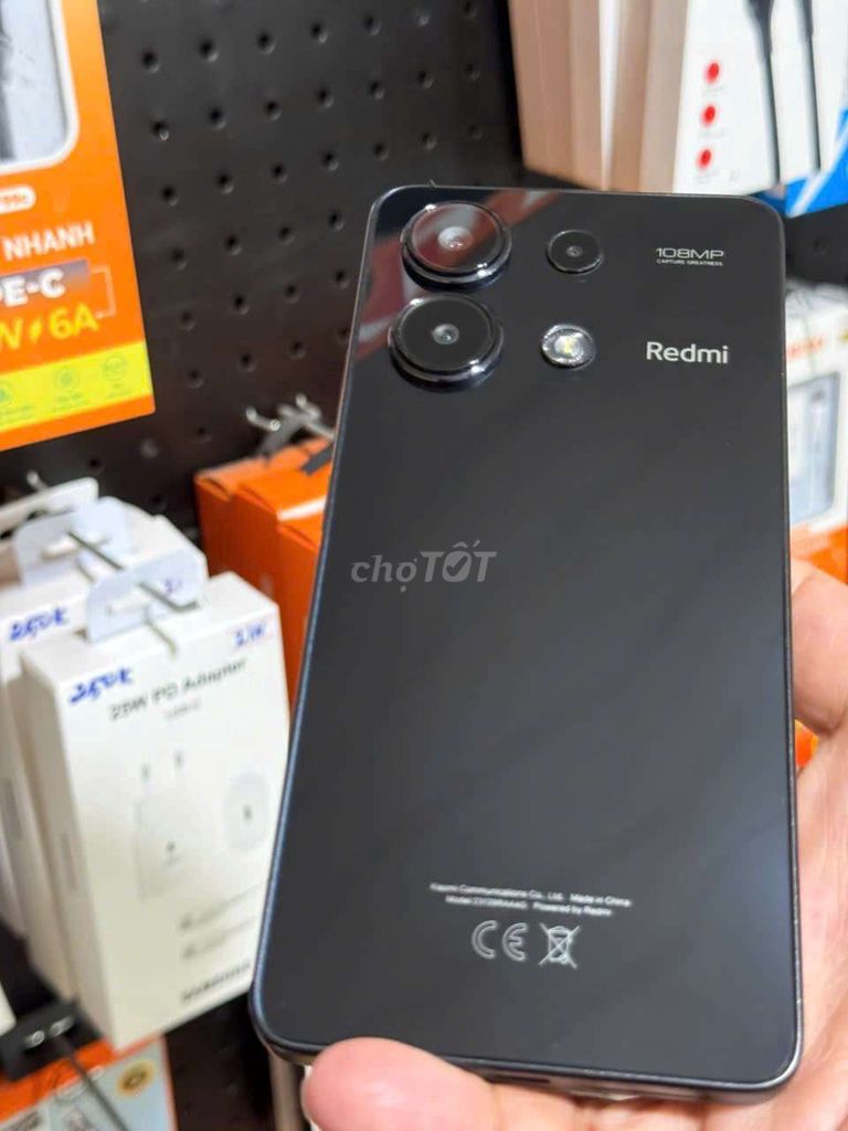Xiaomi Redmi Note 13 128GB Đen. Mua bán Điện thoại tại Thành phố Sóc Trăng Sóc Trăng được đăng bởi điện thoại giá sỉ 501lê Hồng Phong  hình 1