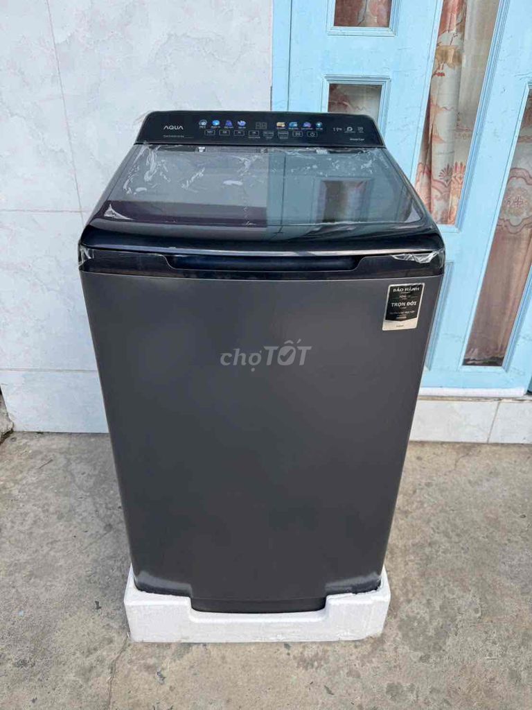 Máy giặt Aqua Inverter 11 Kg Xám. Mua bán Máy giặt tại Quận Bình Thuỷ Cần Thơ được đăng bởi Quỳnh  hình 1
