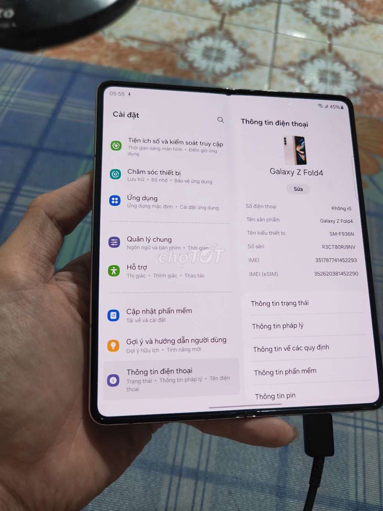 Samsung Zfold 4 HQ 2 sim giao lưu