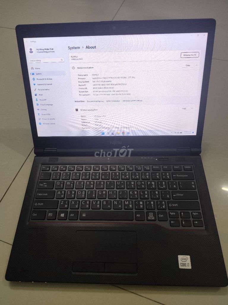 Laptop Fujitsu Litebook E5410 i7-10510U 8GB/256GB. Mua bán Laptop tại Thành phố Bạc Liêu Bạc Liêu được đăng bởi LẦU BẠC LIÊU hình 1