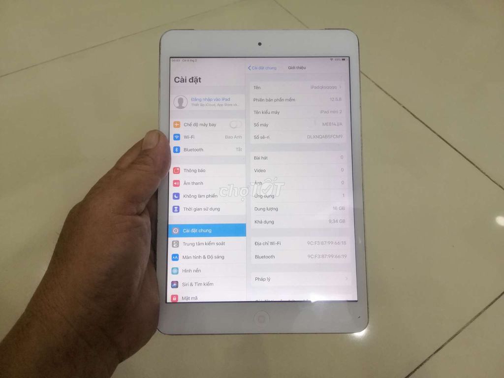 Apple iPad mini 1 16GB Bạc. Mua bán Máy tính bảng tại Thành phố Thủ Đức Tp Hồ Chí Minh được đăng bởi Bao Anh Deco hình 1