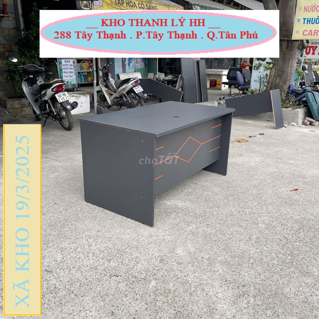 BÀN TRƯỞNG PHÒNG 1M4 X 80CM