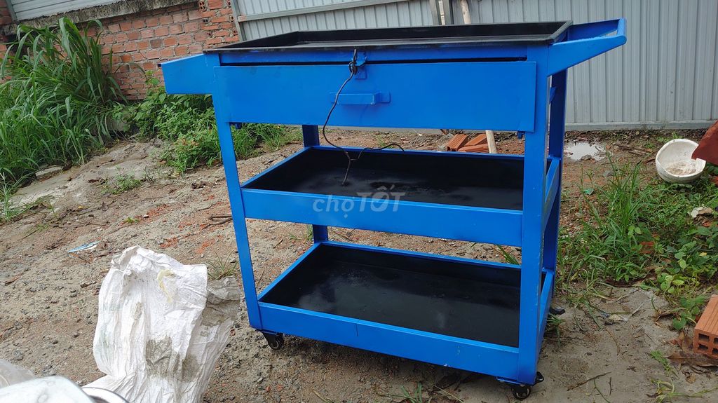 Xe đẩy đồ nghề Kim loại Xanh. Mua bán Đồ chuyên dụng, Giống nuôi trồng tại Huyện Nhà Bè Tp Hồ Chí Minh được đăng bởi Lê Anh hình 1