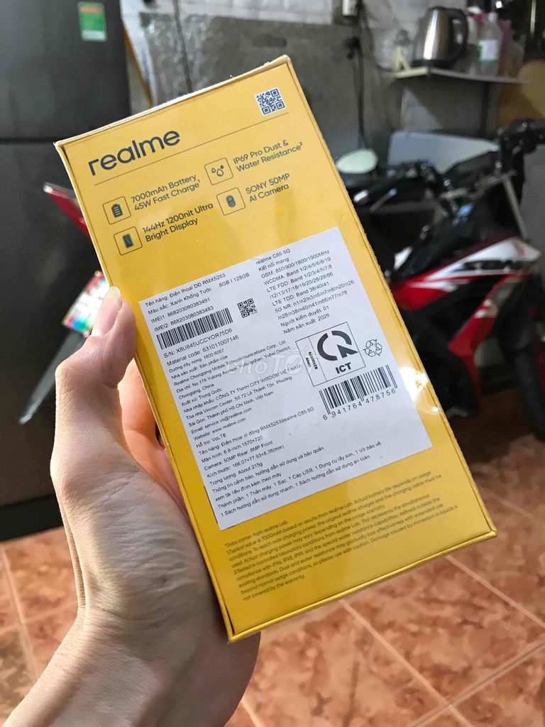 Realme C85 5G (8GB/128GB) Mới 100%. bán hoặc GL. Mua bán Điện thoại tại Quận Tân Phú Tp Hồ Chí Minh được đăng bởi Nguyễn Sơn hình 1
