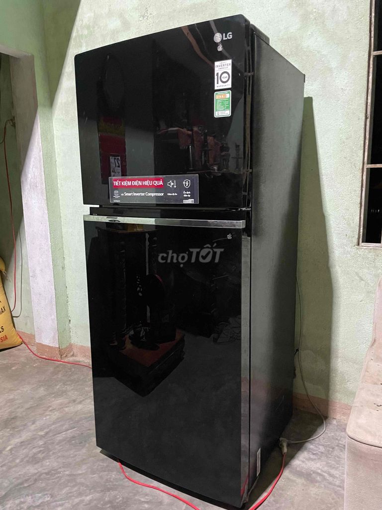 Tủ lạnh LG GN-L422GB Đen 393L. Mua bán Tủ lạnh tại Huyện Đại Lộc Quảng Nam được đăng bởi Mạnh Thường Quân hình 1