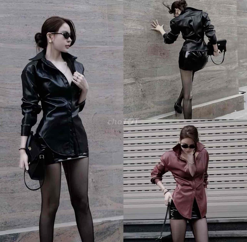 Áo sơ mi Nữ Da Đen. Mua bán Quần áo tại Huyện Đăk Đoa Gia Lai được đăng bởi Oh hình 1