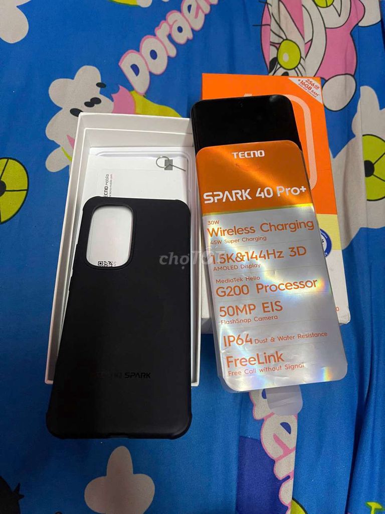Tecno Spark 40 Pro+ 256GB Đen. Mua bán Điện thoại tại Quận Bình Thạnh Tp Hồ Chí Minh được đăng bởi kubi hình 1