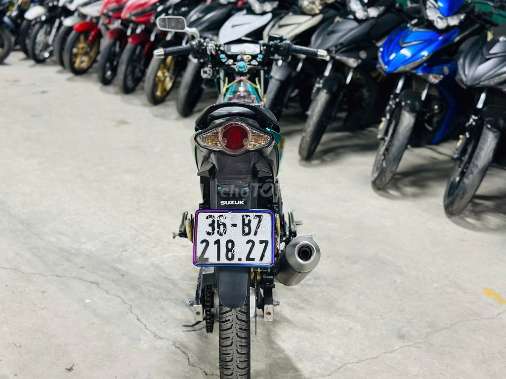 XE MÁYTHANH TÙNG_SATRIA 150 XANH 2023 SIÊU. Mua bán Xe máy tại Quận Nam Từ Liêm Hà Nội được đăng bởi THANH TÙNG hình 6