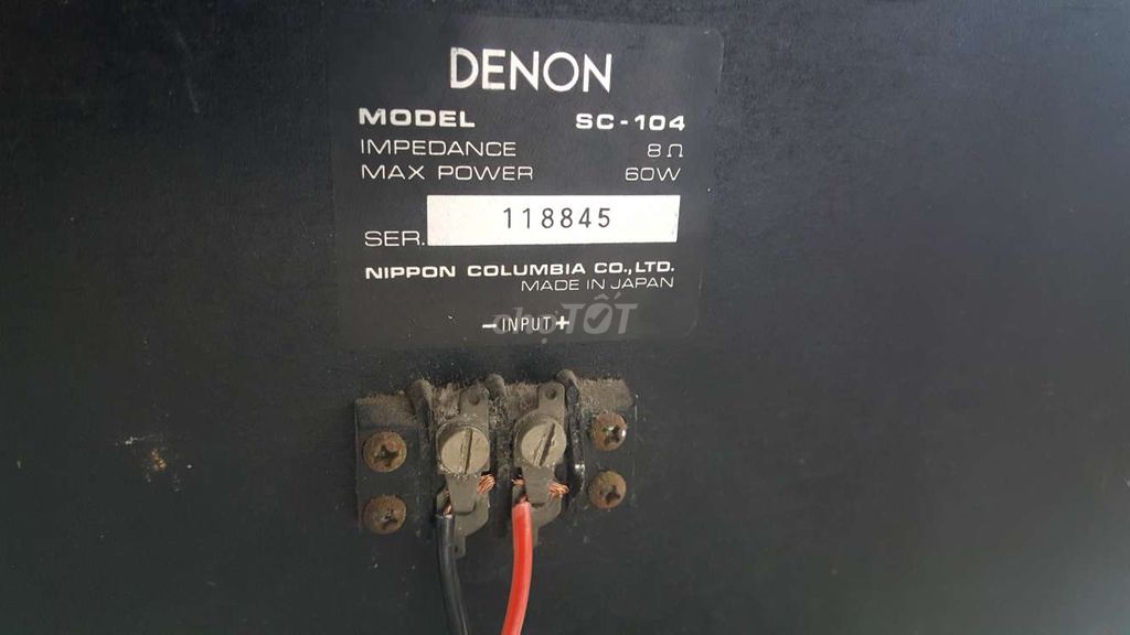 0939889033 - Loa Denon SC 104 trùng serial