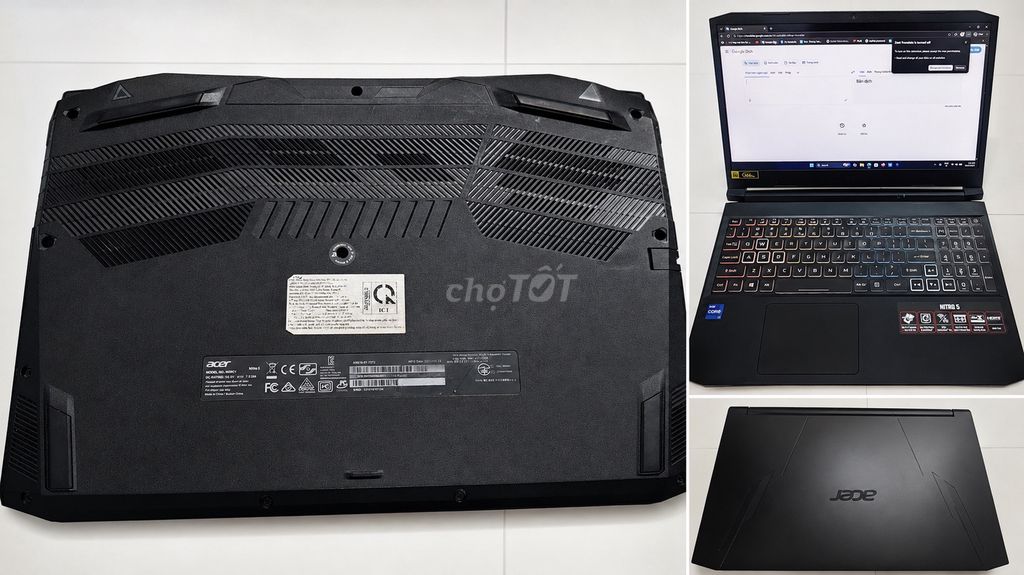 Acer Nitro 5 i7-11800H 15.6 inch 16GB/512GB. Mua bán Laptop tại Quận Ninh Kiều Cần Thơ được đăng bởi Văn Đạt hình 1