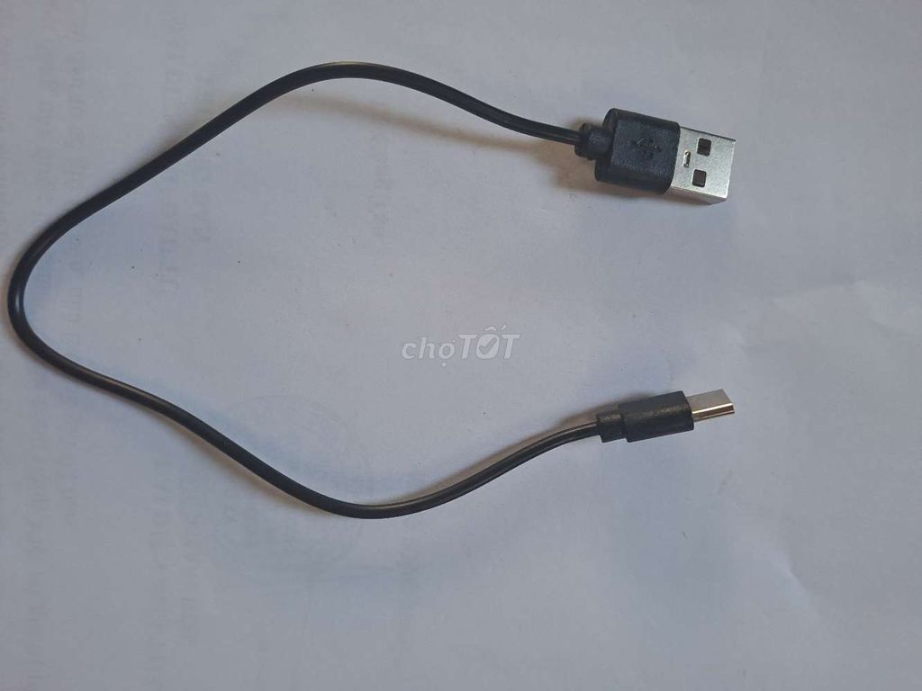 Cáp sạc USB-Type C 30cm Đen. Mua bán Phụ kiện (Màn hình, Chuột...) tại Huyện Châu Thành Tiền Giang được đăng bởi Phạm Minh Thiện hình 1