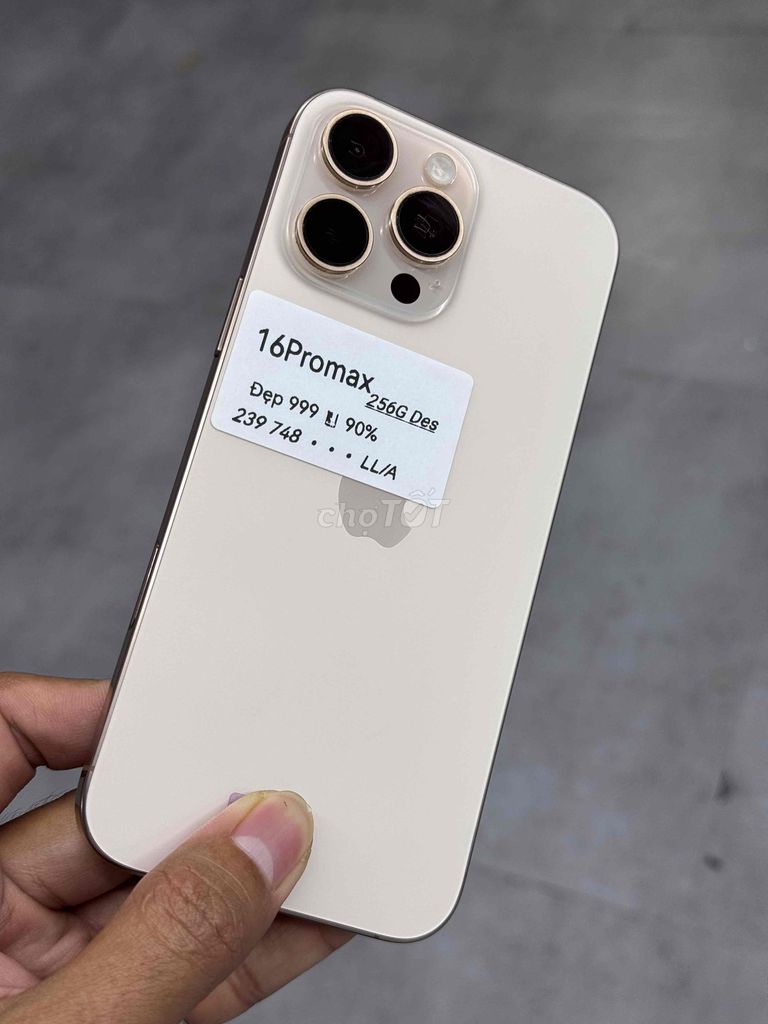 iPhone 16 Pro Max 256GB Vàng Mỹ. Mua bán Điện thoại tại Quận Ninh Kiều Cần Thơ được đăng bởi DUY IPHONE  hình 1