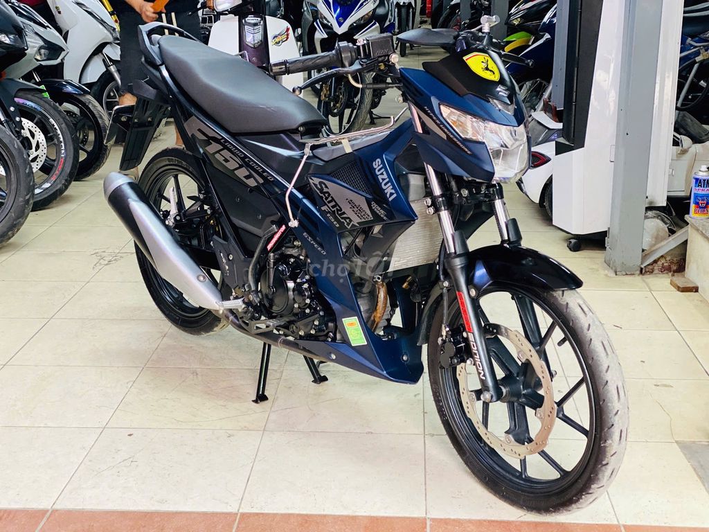 XE MÁY THỊNH PHÁT - SATRIA 150 XANH ĐEN SIÊU LƯỚT. Mua bán Xe máy tại Quận Bắc Từ Liêm Hà Nội được đăng bởi XE MÁY THỊNH PHÁT XE LƯỚT GIÁ RẺ hình 4