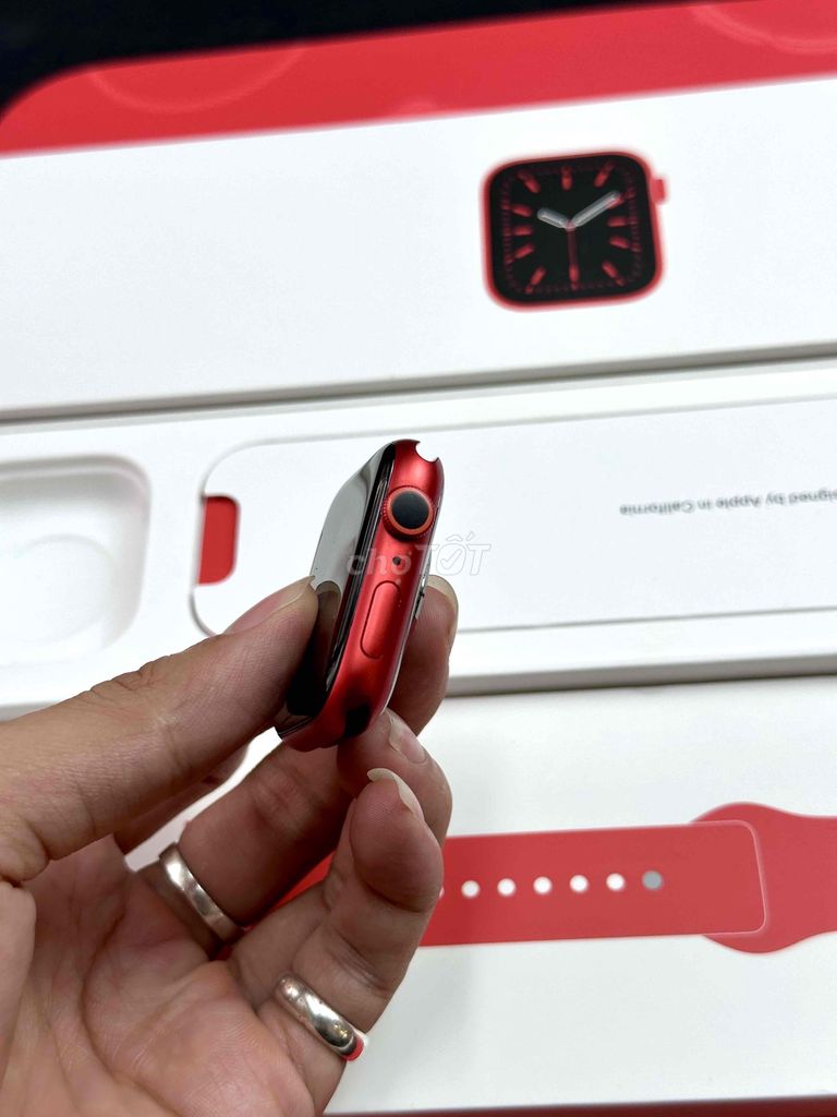 Apple watch Sr6 44mm đỏ