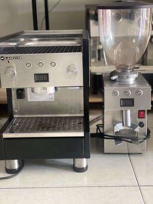 Máy pha cà phê lamvita Go + máy xay MX