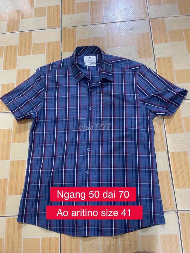 Áo sơ mi nam Aritiso xanh kẻ caro size 41. Mua bán Quần áo tại Quận 12 Tp Hồ Chí Minh được đăng bởi HT 86 hình 1