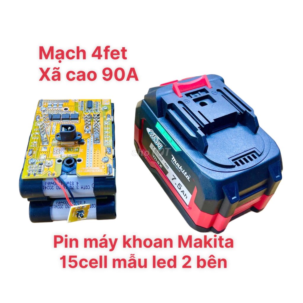 Pin Máy Khoan Makita 10/15cell 21v M21-4cm