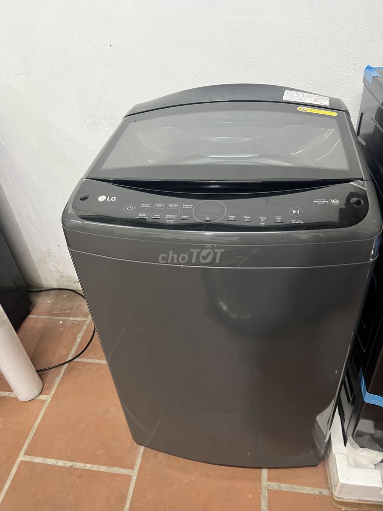 Máy giặt LG 18kg inverter chưa cắm điện sử dụng