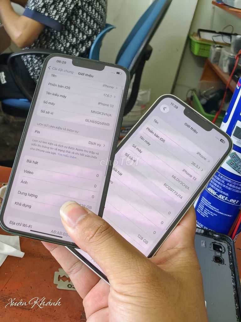 Apple iPhone 13 128GB Trắng. Mua bán Điện thoại tại Huyện Tiên Lãng Hải Phòng được đăng bởi Mờ Rờ Khánh hình 1