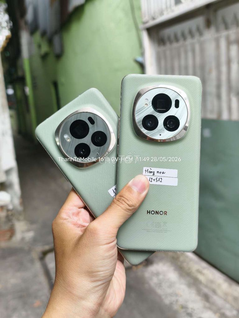 Honor Magic 6 Pro Xanh 12/512 QT HK kèm sạc zin . Mua bán Điện thoại tại Quận Gò Vấp Tp Hồ Chí Minh được đăng bởi Thanh Tri hình 1