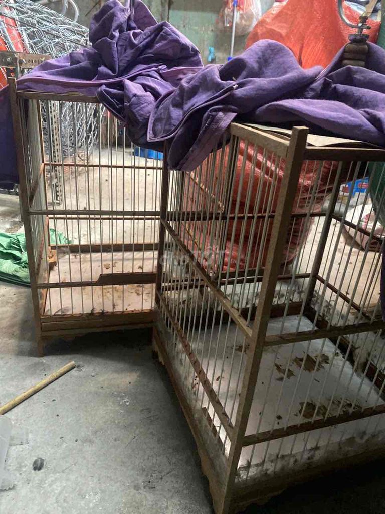 Lồng chim gỗ kim loại đã dùng. Mua bán Phụ kiện, Thức ăn, Dịch vụ tại Huyện Nhà Bè Tp Hồ Chí Minh được đăng bởi Bui Ngoc Minh Anh hình 1