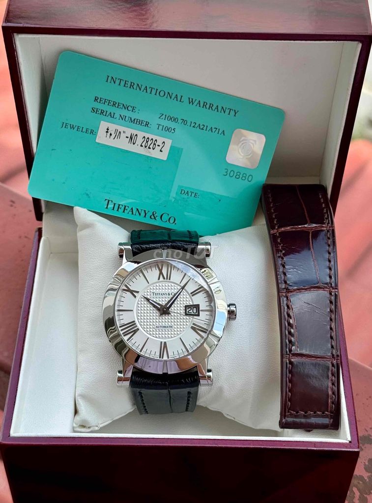 Đồng hồ Tiffany&Co Atlas Automatic chính hãng. Mua bán Đồng hồ tại Quận Tân Phú Tp Hồ Chí Minh được đăng bởi Tân Thanh NT hình 1