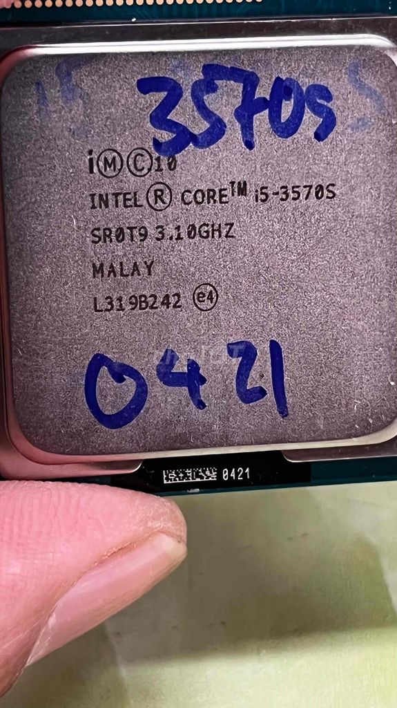 CPU I5-3570S(3.10GHz x 4) BH 3T