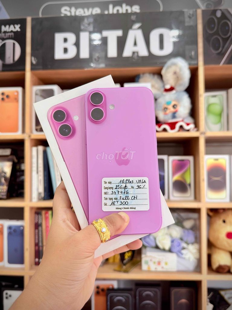 Apple iPhone 16 Plus 256GB VN. Mua bán Điện thoại tại Thành phố Long Xuyên An Giang được đăng bởi Bi Táo Store hình 1