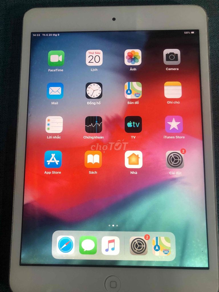 ipad mini2 bản ko sim 16gb như hình