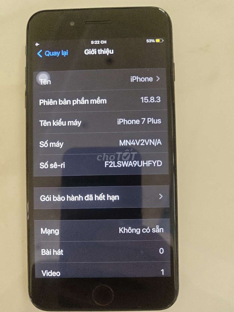 Apple iPhone 7 Plus 128GB Đen Đã qua sử dụng. Mua bán Điện thoại tại Huyện Gò Công Tây Tiền Giang được đăng bởi Quang hình 1