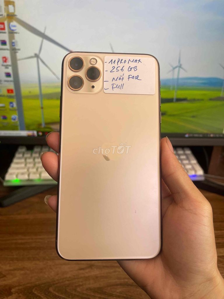 11 Pro Max 256GB Vàng Gold, Mất Face ID, Full cn. Mua bán Điện thoại tại Quận Lê Chân Hải Phòng được đăng bởi Huy Tưởng Mobile hình 1