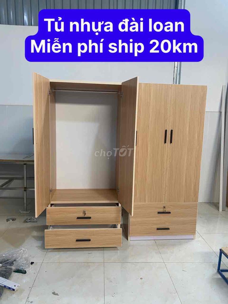 Tủ quần áo Nhựa Đài Loan size tủ - 180 x 82 x 47. Mua bán Tủ, kệ gia đình tại Quận Phú Nhuận Tp Hồ Chí Minh được đăng bởi Nội Thất Gia Đình hình 1